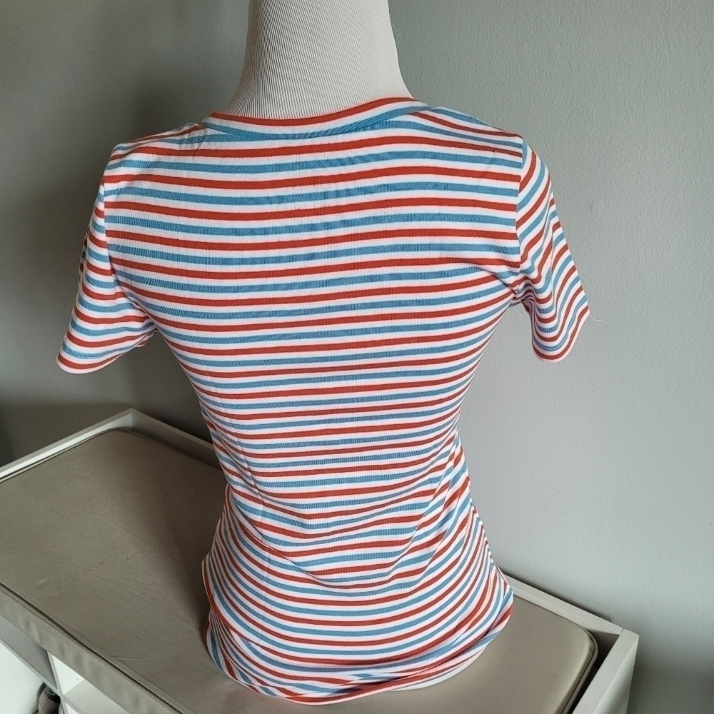 NWT J. Crew Striped Perfect Fit T-Shirt Size Small - Picture 6 of 7
